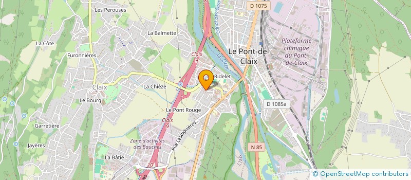 localisation de l'entreprise COPROPRIETE PLAZZA  CLAIX