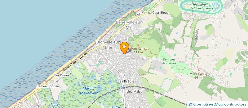 localisation de l'entreprise COPROPRIETE PLEIN CAP  BENERVILLE-SUR-MER