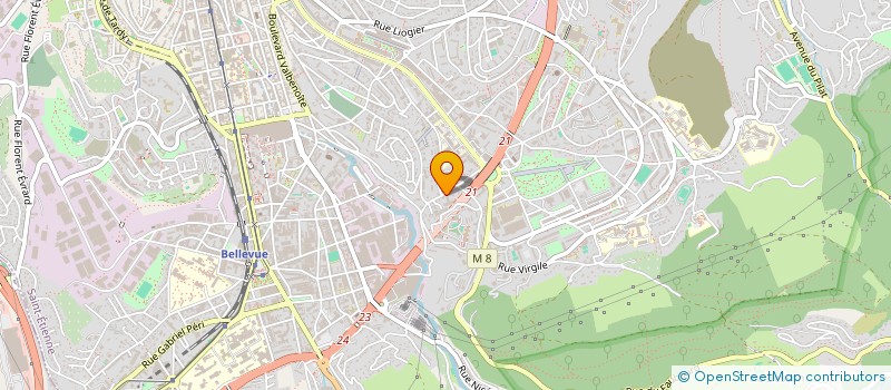 localisation de l'entreprise COPROPRIETE PLEIN CIEL  SAINT-ETIENNE