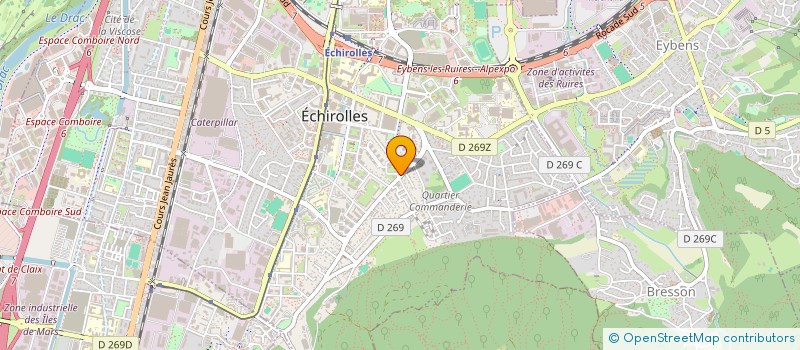 localisation de l'entreprise COPROPRIETE PLEIN SUD II TOUR C à ECHIROLLES