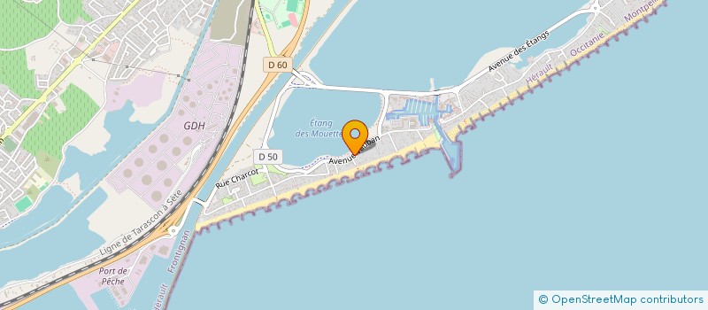 localisation de l'entreprise COPROPRIETE  PORT FRONTIGNAN à FRONTIGNAN