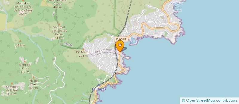 localisation de l'entreprise COPROPRIETE PORT MIRAMAR  THEOULE-SUR-MER