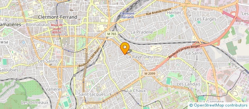 localisation de l'entreprise COPROPRIETE PORT ROYAL  CLERMONT-FERRAND