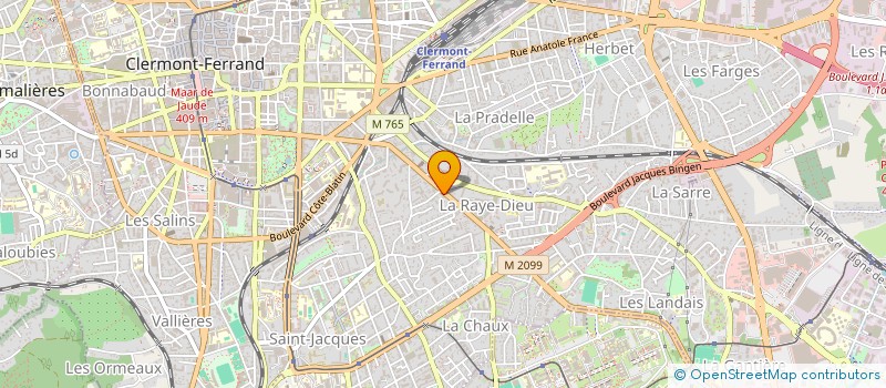 localisation de l'entreprise COPROPRIETE PORT ROYAL  CLERMONT-FERRAND