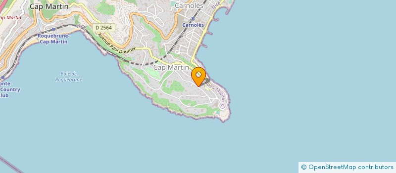 localisation de l'entreprise COPROPRIETE PORTICA à ROQUEBRUNE-CAP-MARTIN