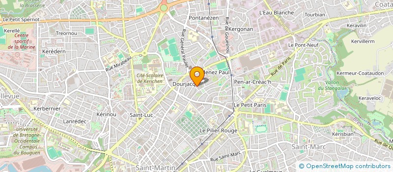 localisation de l'entreprise COPROPRIETE PRAT AR RATY à BREST