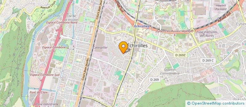 localisation de l'entreprise COPROPRIETE PRE LAGRANGE à ECHIROLLES