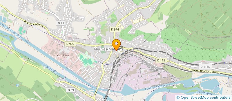 localisation de l'entreprise COPROPRIETE PRIEURE 3  NEUVES-MAISONS