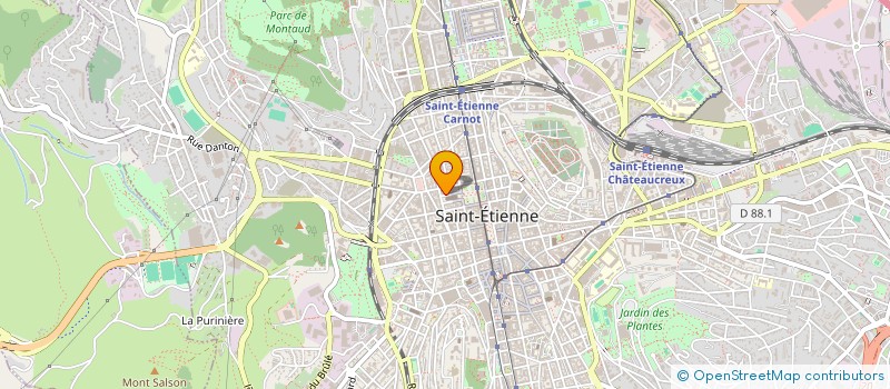 localisation de l'entreprise COPROPRIETE QUATRE SEPTEMBR  SAINT-ETIENNE