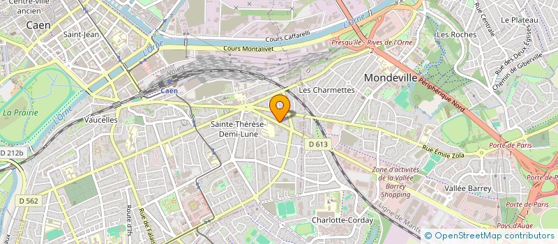 localisation de l'entreprise COPROPRIETE RAVEL à CAEN
