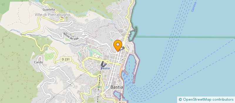 localisation de l'entreprise COPROPRIETE RCE IMPERATRICE à BASTIA