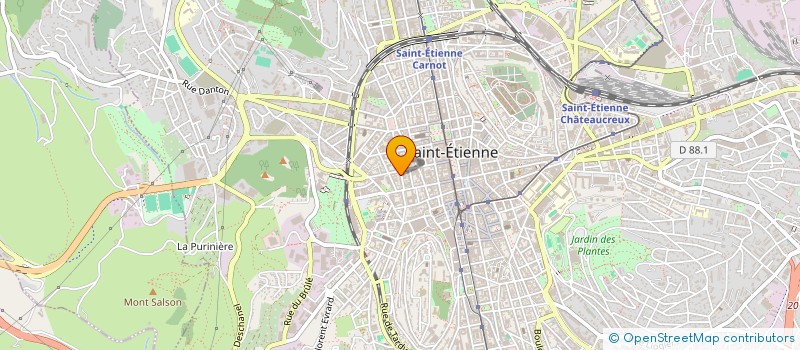 localisation de l'entreprise COPROPRIETE RECLUS  SAINT-ETIENNE