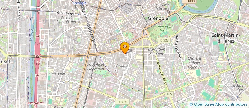 localisation de l'entreprise COPROPRIETE REGENT  GRENOBLE