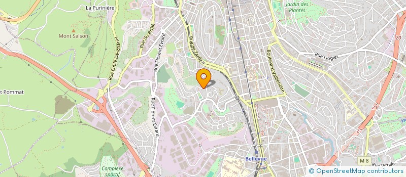 localisation de l'entreprise COPROPRIETE REGINA  SAINT-ETIENNE