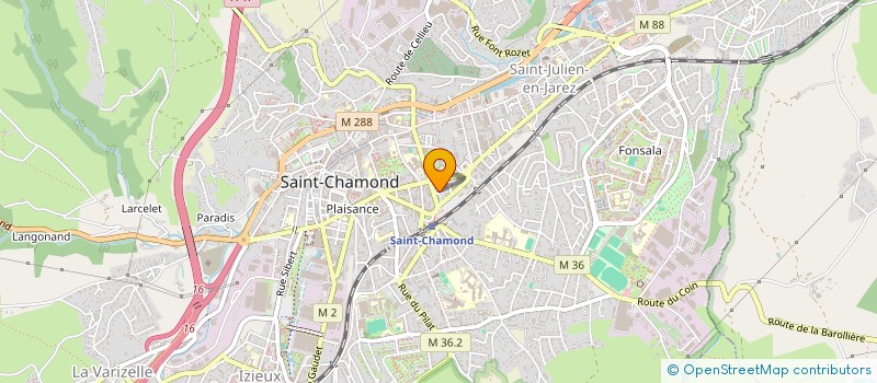 localisation de l'entreprise COPROPRIETE RENAISSANCE  SAINT-CHAMOND