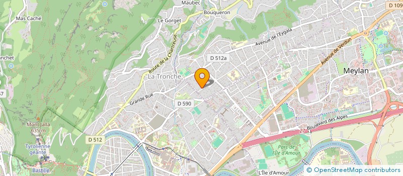 localisation de l'entreprise COPROPRIETE RENEVIER  CORENC