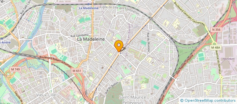 localisation de l'entreprise COPROPRIETE REPUBLIQUE à LA MADELEINE