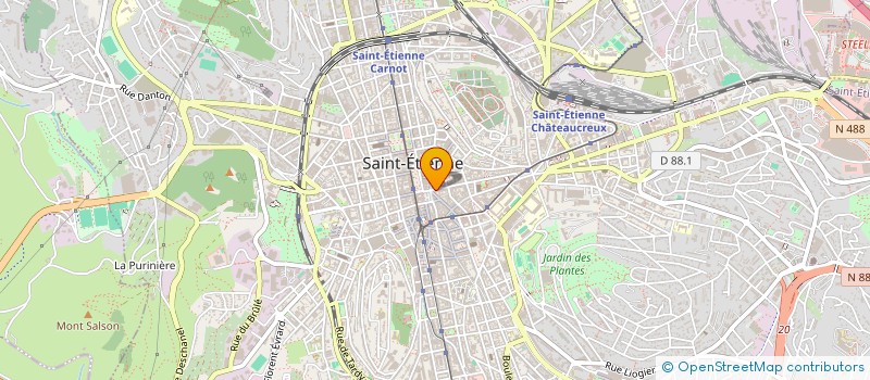 localisation de l'entreprise COPROPRIETE REPUBLIQUE  SAINT-ETIENNE