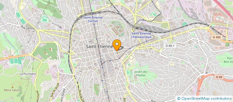 localisation de l'entreprise COPROPRIETE REPUBLIQUE  SAINT-ETIENNE