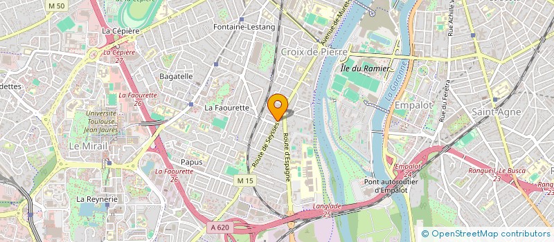 localisation de l'entreprise COPROPRIETE RES 393 ROUTE DE SEYSSES  TOULOUSE