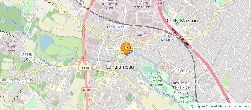 localisation de l'entreprise COPROPRIETE RES ADLOPHE ADAM à LONGJUMEAU