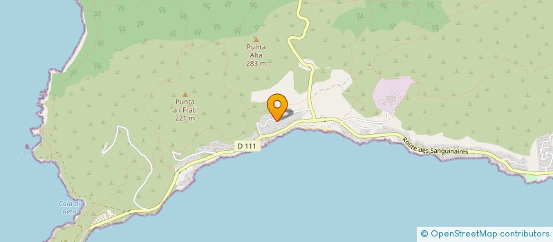 localisation de l'entreprise COPROPRIETE RES DES CANNES ABCD  AJACCIO