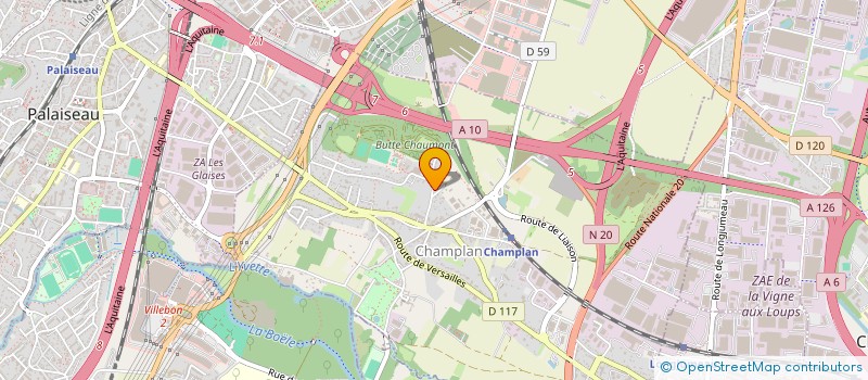 localisation de l'entreprise COPROPRIETE RES DU PARC à LONGJUMEAU