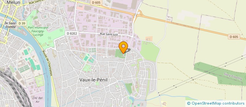 localisation de l'entreprise COPROPRIETE RES FONTAINE ST MARC à VAUX-LE-PENIL