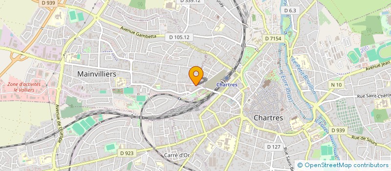 localisation de l'entreprise COPROPRIETE RES JOURDAN à MAINVILLIERS