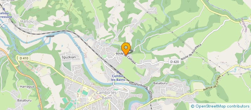 localisation de l'entreprise COPROPRIETE RES KATEA  CAMBO-LES-BAINS