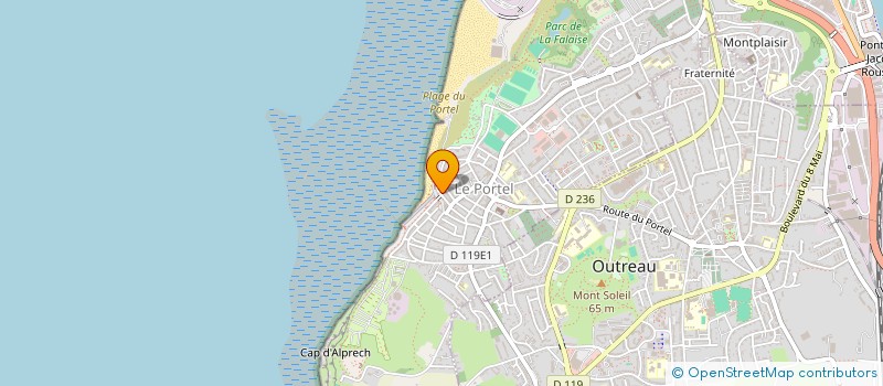 localisation de l'entreprise COPROPRIETE RES LA CAPITAINERIE  LE PORTEL