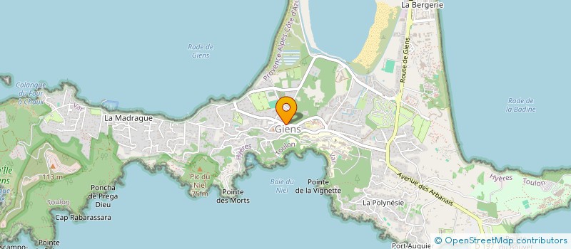 localisation de l'entreprise COPROPRIETE RES LA PRESQU'ILE  HYERES