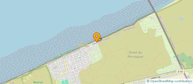 localisation de l'entreprise COPROPRIETE RES LE FRANCE  BRAY-DUNES