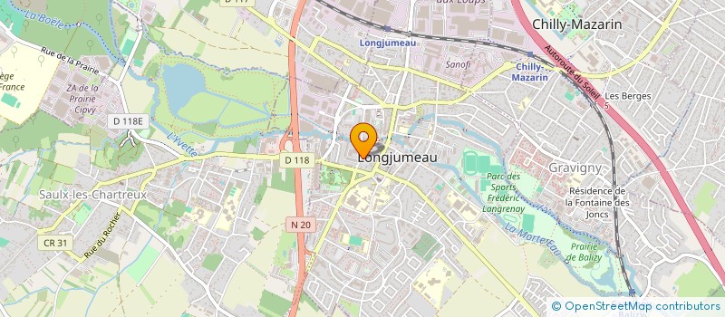 localisation de l'entreprise COPROPRIETE RES LE MOULIN ST MARTIN à LONGJUMEAU