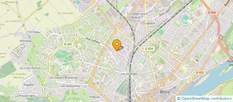 localisation de l'entreprise COPROPRIETE RES LE PARC  BLOIS