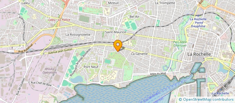 localisation de l'entreprise COPROPRIETE RES LE PARC DUMONT  LA ROCHELLE