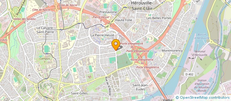 localisation de l'entreprise COPROPRIETE RES LES DELICES à CAEN