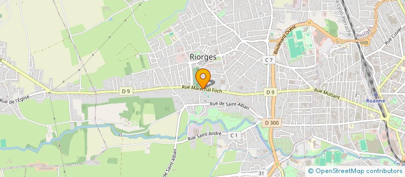localisation de l'entreprise COPROPRIETE RES LES SAPINS à RIORGES