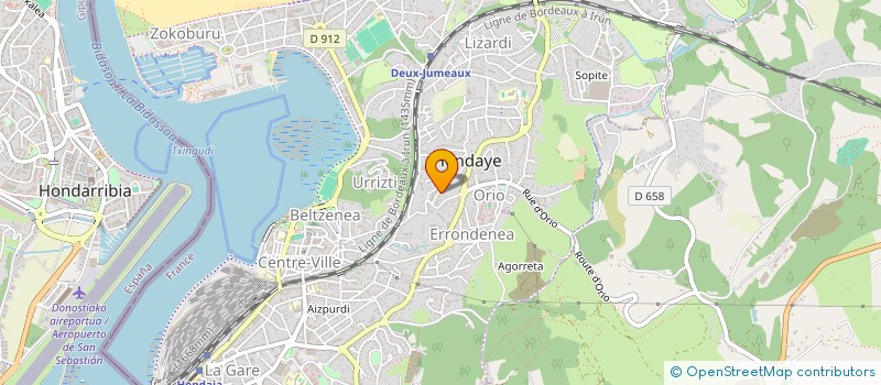 localisation de l'entreprise COPROPRIETE RES LES TERRASSES DE L EMPEREUR  HENDAYE