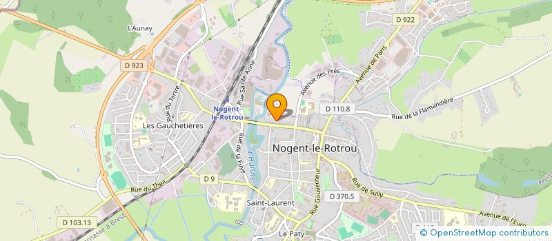 localisation de l'entreprise COPROPRIETE RES LES VIENNES à NOGENT-LE-ROTROU