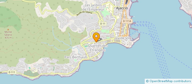 localisation de l'entreprise COPROPRIETE RES NAPOLEON D à AJACCIO