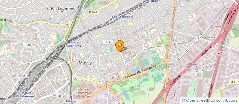 localisation de l'entreprise COPROPRIETE RES ST MARC à MASSY