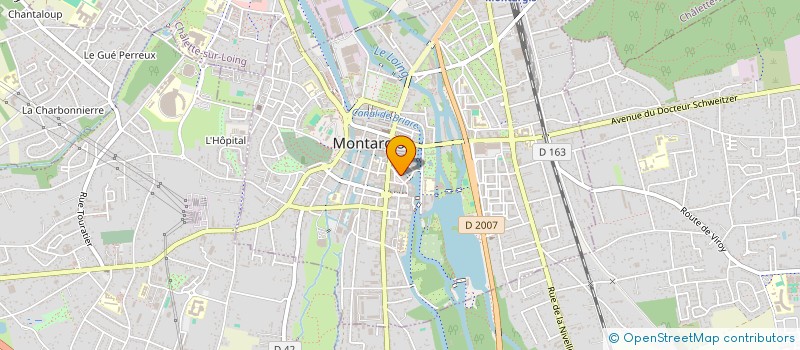 localisation de l'entreprise COPROPRIETE RESDIDENCE DU PARC I à MONTARGIS