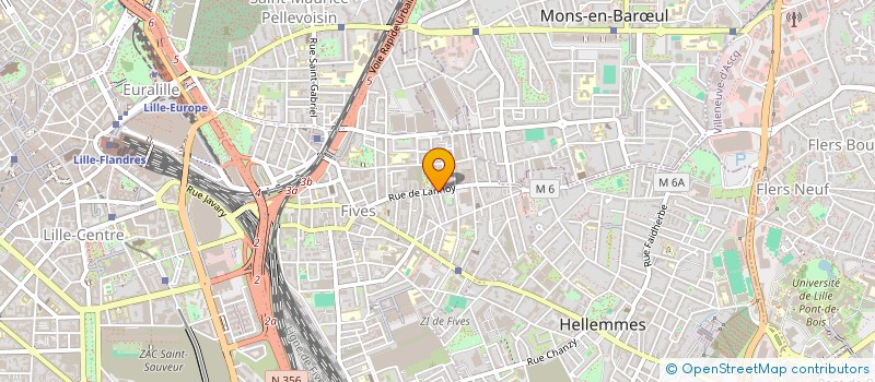 localisation de l'entreprise COPROPRIETE RESIDENCE ALANEX à LILLE