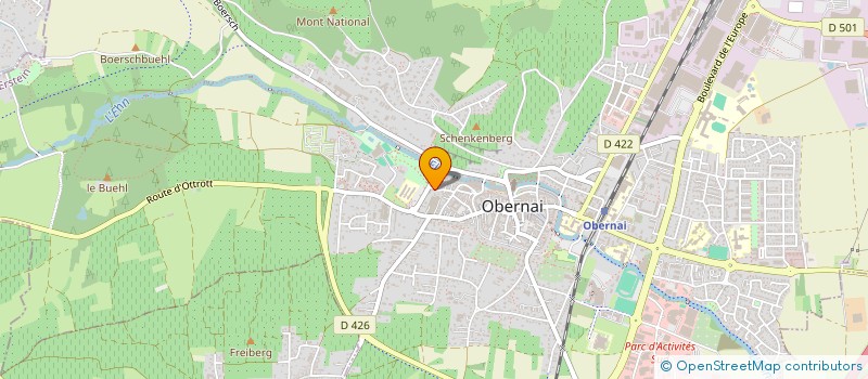 localisation de l'entreprise COPROPRIETE RESIDENCE ALTAU  OBERNAI