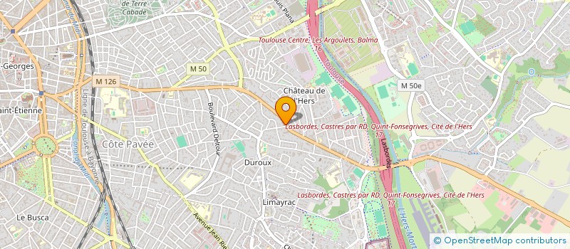 localisation de l'entreprise COPROPRIETE RESIDENCE AUBISQUE à TOULOUSE