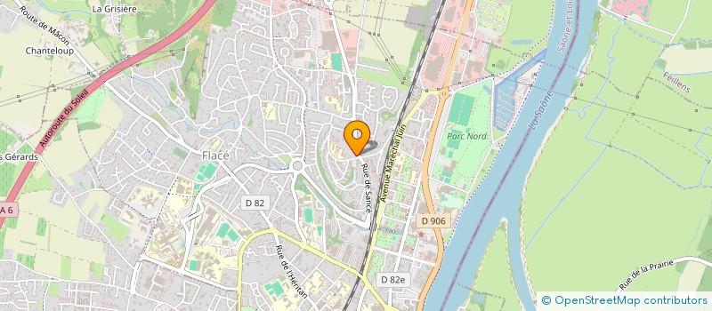 localisation de l'entreprise COPROPRIETE RESIDENCE AZUR  MACON