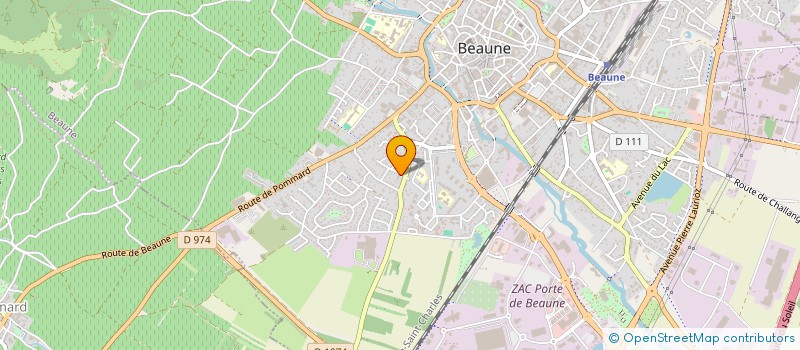 localisation de l'entreprise COPROPRIETE RESIDENCE BARRIERES à BEAUNE