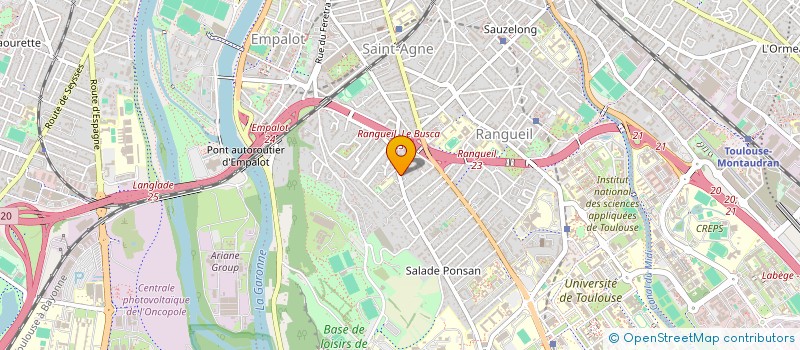 localisation de l'entreprise COPROPRIETE RESIDENCE BON VOISIN à TOULOUSE
