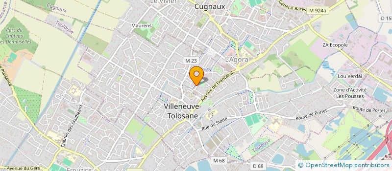 localisation de l'entreprise COPROPRIETE RESIDENCE CANALETTE à VILLENEUVE-TOLOSANE